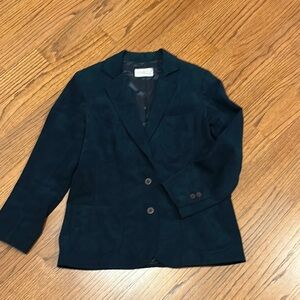 Blue Tailored Blazer with Notched Lapels